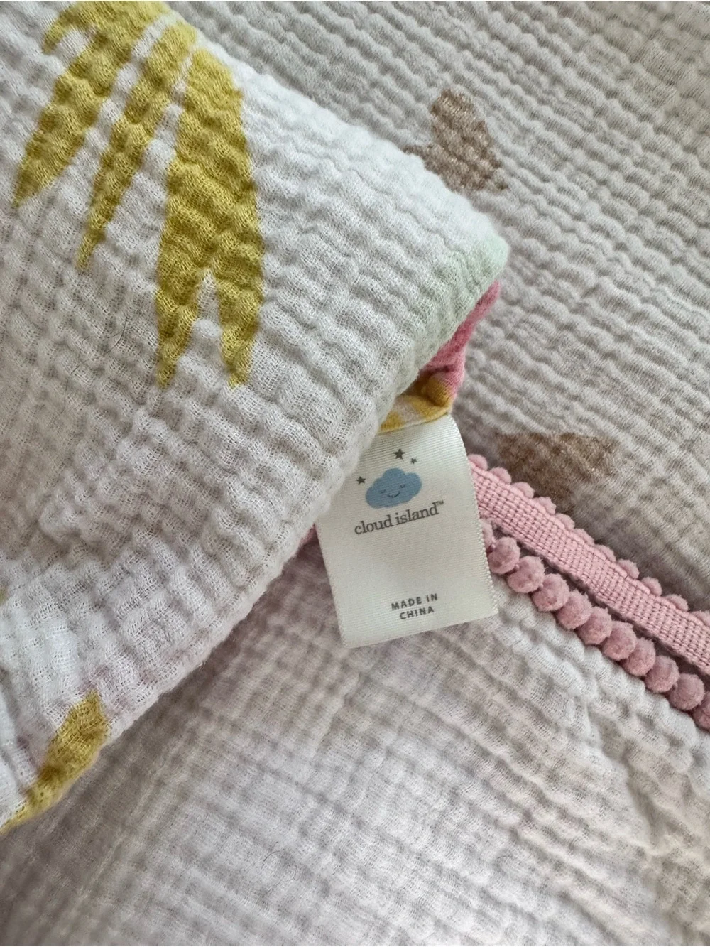 Cloud Island 3pack Muslin Swaddle Blankets  - USED